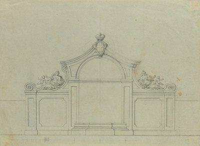Fuente en el jardín de duraznos del Alto Belvedere de Johann Peter Krafft