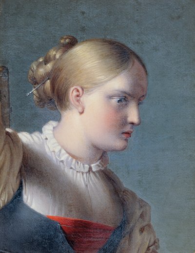 Busto de niña (estudio para "Hermann y Dorothea") de Johann Peter Krafft