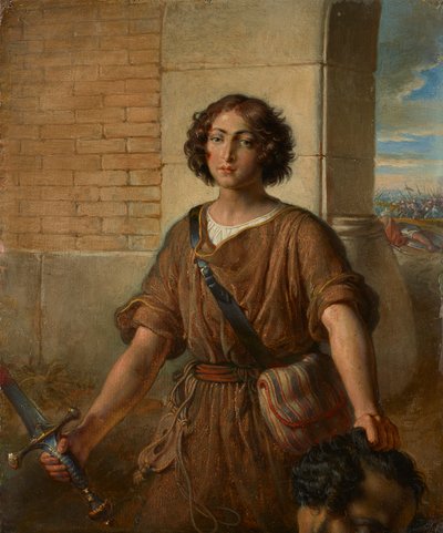 David con la cabeza de Goliat de Johann Peter Krafft