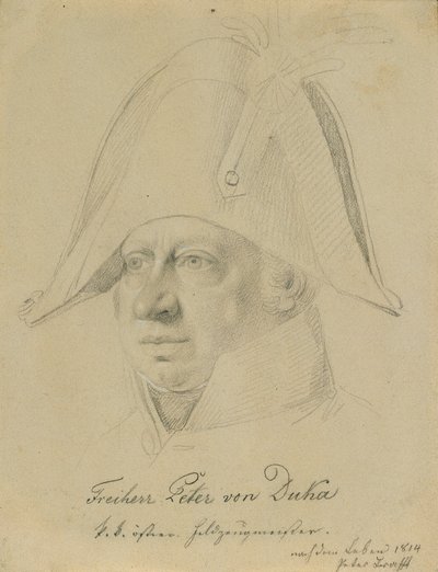 Barón Peter von Duka de Johann Peter Krafft