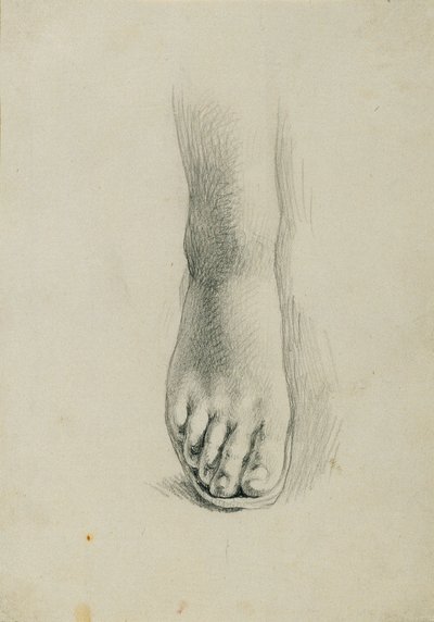 Estudio de pies para "Arindal y Daura" de Johann Peter Krafft