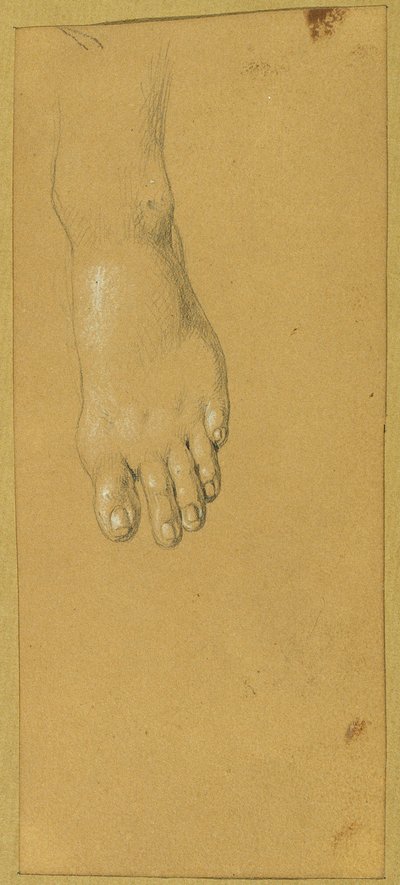 Estudio de pies para "Rüdiger y Angelika" de Johann Peter Krafft