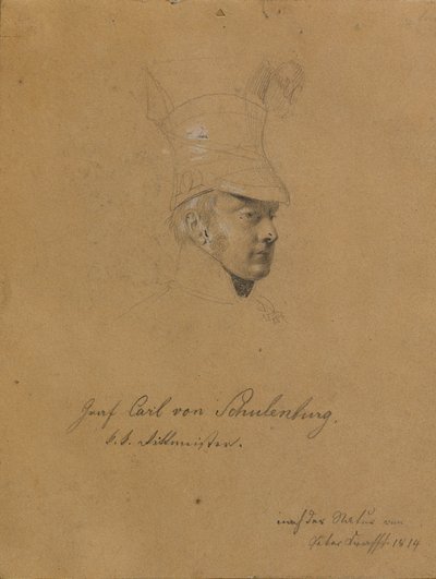 Conde Carl von Schulenburg de Johann Peter Krafft
