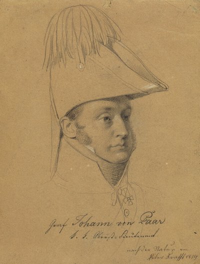 Conde Johan von Paar de Johann Peter Krafft