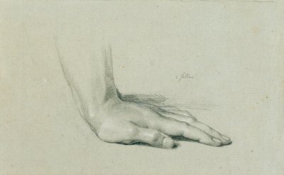 Estudio de manos para "Arindal y Daura" de Johann Peter Krafft