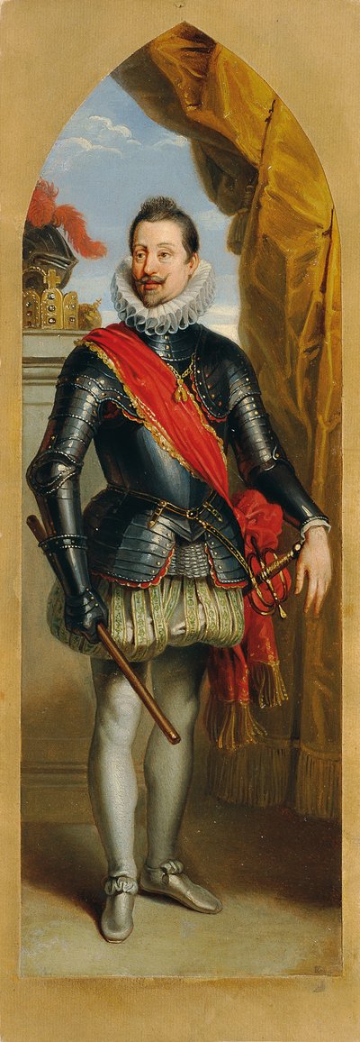 Emperador Fernando II de pie de Johann Peter Krafft