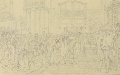 Coronación de la emperatriz Carolina Augusta en Pressburg de Johann Peter Krafft
