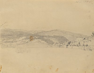 paisaje cerca de Baden de Johann Peter Krafft