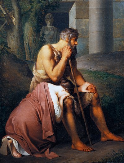 Edipo y Antígona de Johann Peter Krafft