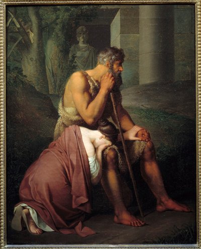 Edipo y Antígona de Johann Peter Krafft