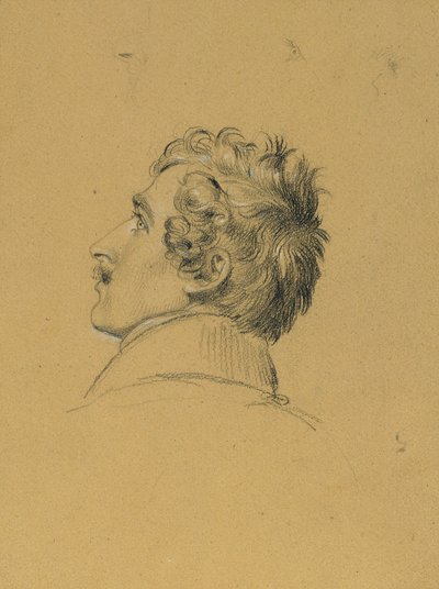 Estudio de retrato para "Entrada después de la Paz de París" de Johann Peter Krafft