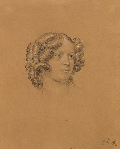 Estudio de retrato sobre la "Entrada después de la Paz de París" de Johann Peter Krafft