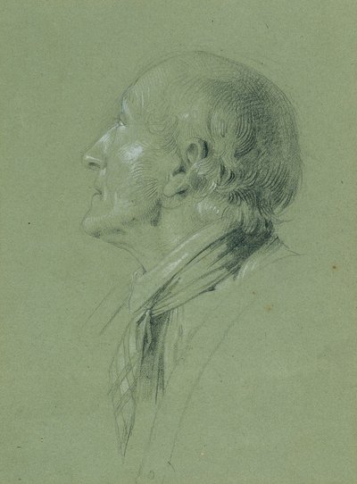 Estudio de retrato para el "Regreso a casa del hombre Landwehr" (1817) de Johann Peter Krafft