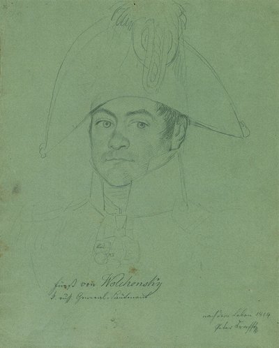 Príncipe Pyotr Mikhaylovich Volkonsky de Johann Peter Krafft
