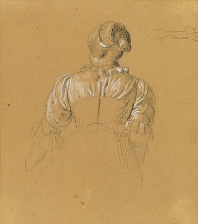 Boceto de una niña para la "Escena de la lucha tirolesa por la libertad" de Johann Peter Krafft