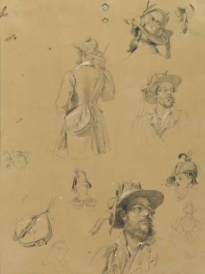 Boceto para la "Escena de la lucha por la libertad tirolesa" de Johann Peter Krafft