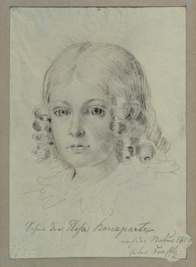 Hijo de Elisa Bonaparte de Johann Peter Krafft