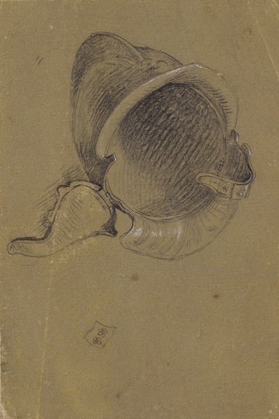 estudio de un casco de Johann Peter Krafft