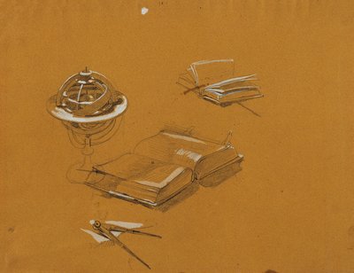 Estudio para "Fausto en la mañana de Pascua" de Johann Peter Krafft