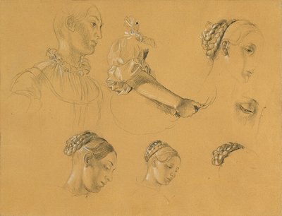 Estudio para "Hermann y Dorothea en la viña" de Johann Peter Krafft