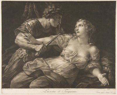 Tarquinio y Lucrecia de Johann Peter Pichler