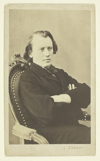 Retrato de Brahms de Johann Reiner