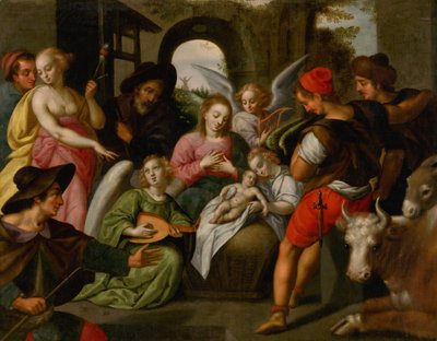 La adoración de los pastores de Johann Rottenhammer