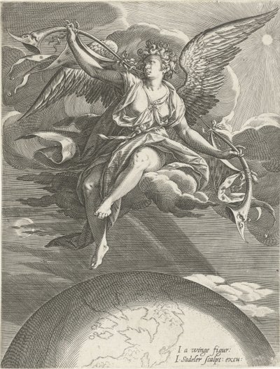 alegoría de la fama de Johann Sadeler (I)