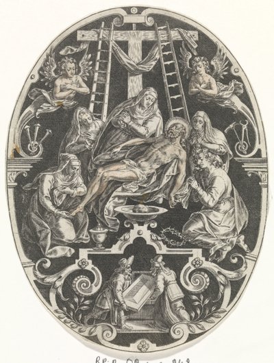 Entre van Christus Passie van Christus (título de la serie) La Pasión de Cristo, Nuestra Redención (título de la serie) de Johann Sadeler (I)