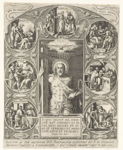 Cristo y las obras de misericordia de Johann Sadeler (I)