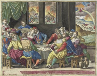 La humanidad espera el Juicio Final
Ita erit et adventus filii hominis (título en el objeto) de Johann Sadeler (I)
