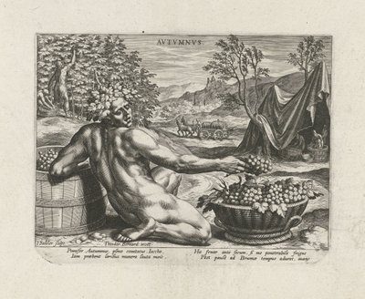 Otoño Autumn Vs (título en el objeto) Las cuatro estaciones (título de la serie) de Johann Sadeler (I)