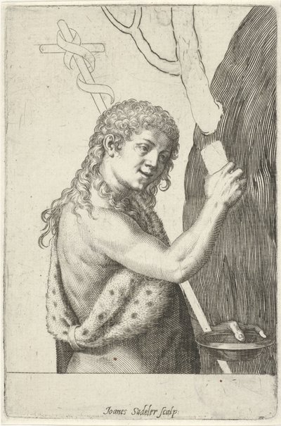 Juan el Bautista de niño de Johann Sadeler (I)