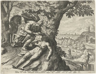 Parábola del buen samaritano de Johann Sadeler (I)