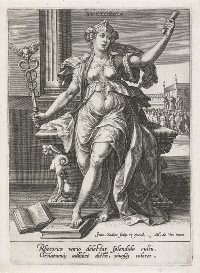 Retórica Retórica (título sobre objeto) Las siete artes liberales (artes liberales) (título de la serie) de Johann Sadeler (I)