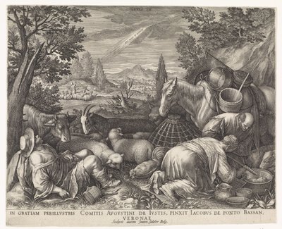 llamamiento de abraham de Johann Sadeler (I)