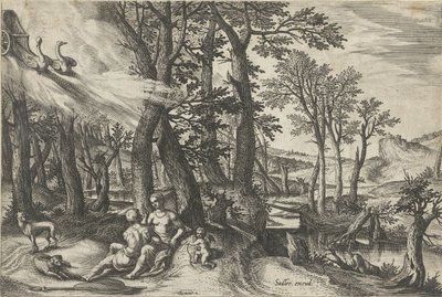 venus y adonis de Johann Sadeler (I)