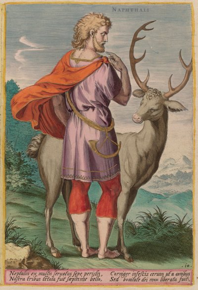 Napthali, c. 1585 de Johann Sadeler I