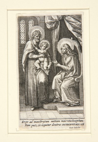 la sagrada familia de Johann Sadeler I