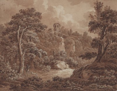 Un paisaje arcádico con un cazador y su perro de Johann Sebastian Bach