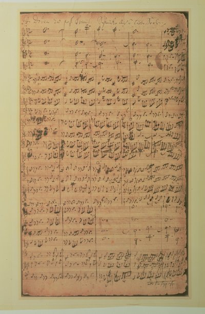 Manuscrito autógrafo, Cantata BWV 180 