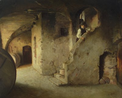 Una bodega, c.1872 de Johann Sperl