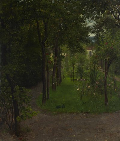 Jardín del boticario Wimmer en Kraiburg de Johann Sperl