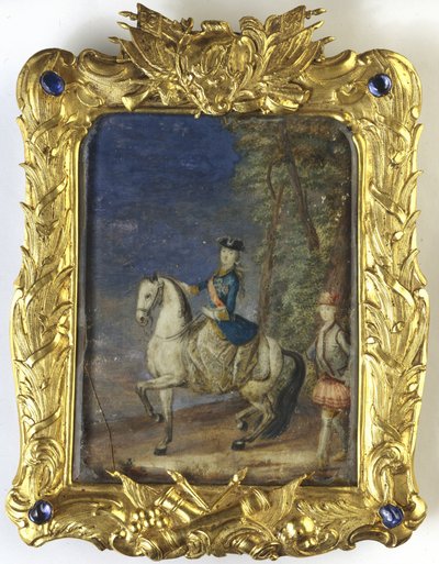 Retrato ecuestre de la emperatriz Catalina II 1729-1796 de Johann Stenglin