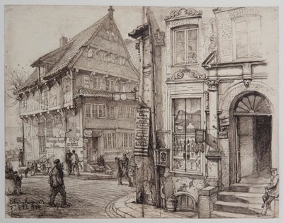 HH-Riefesell-16-Ecke-Kajen-Deichstrasse-08-02-1884 de Johann Theobald Riefesell