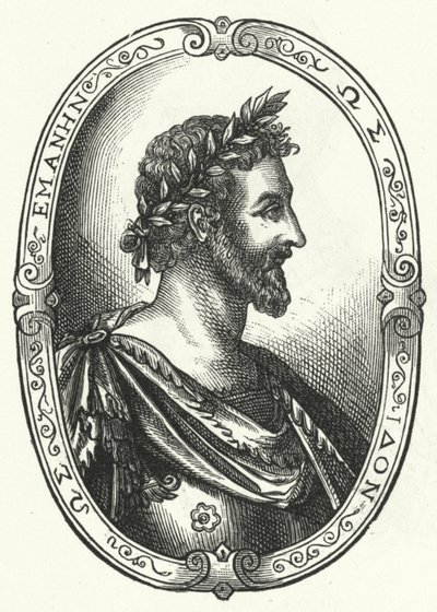 Pierre Ronsard, poeta francés de Johann Theodor de Bry