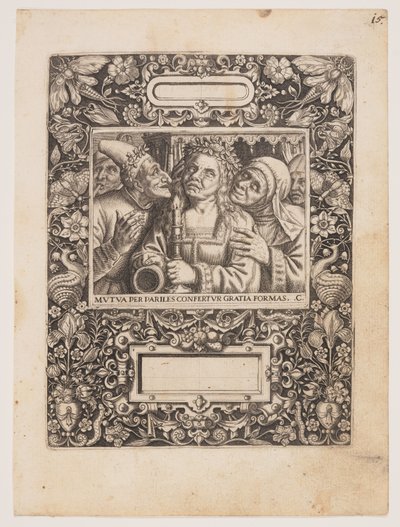 Placa de Emblemata Nobilitati et Vulgo Scitu Digna de Johann Theodor de Bry