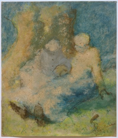 Dos Figuras en un Árbol de Johan Thorn Prikker