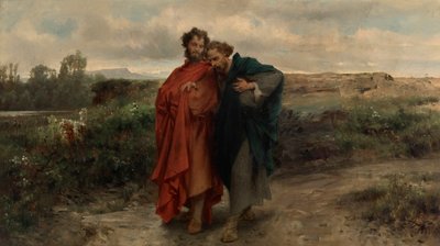 camino a Emaús de Johann  Till der Jüngere