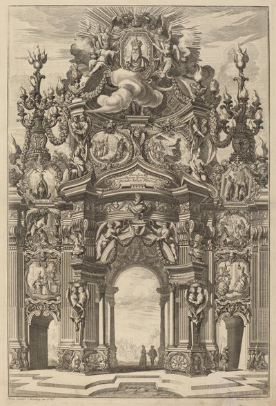Arco Triunfal para Enrique II de Johann Ulrich Kraus, after Peter Schubert von Ehrenberg